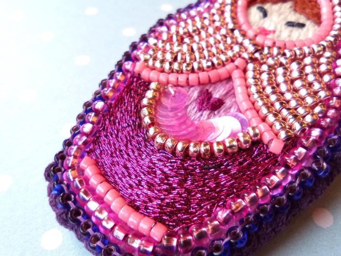 Matriochka Doll Sidonie Brooch - Image 5