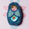 Matriochka Doll Gertrude Brooch