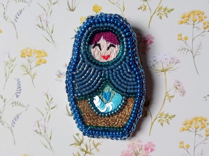 Matriochka Doll Berenice Brooch