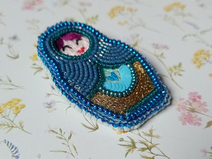 Matriochka Doll Berenice Brooch - Image 3