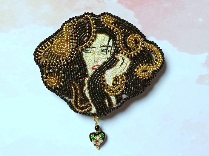 Gorgon Brooch